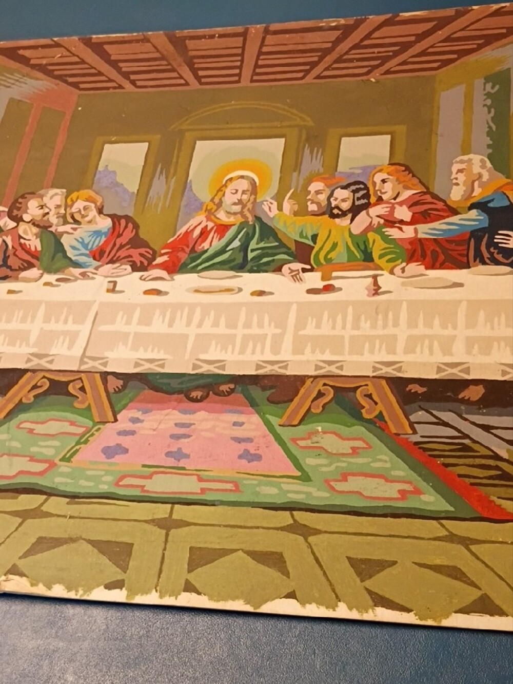 Classic The Last Supper Wall Art Print - Multi-Color Paint By Number???